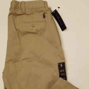 NWT Polo Ralph Lauren Tan Ethan Fit chino size 34